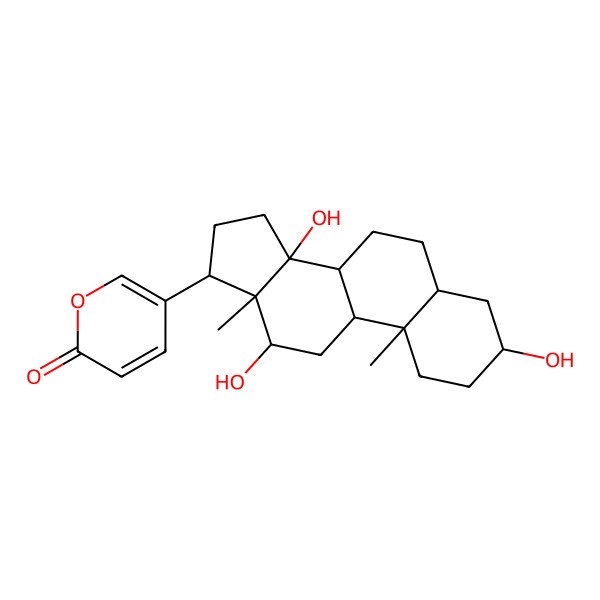 2D Structure of 12alpha-Hydroxybufalin