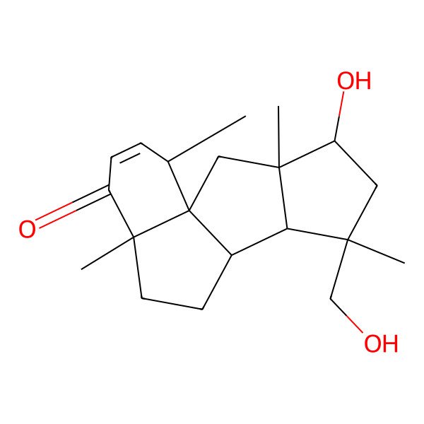 2D Structure of 12beta-hydroxy conidiogenone D