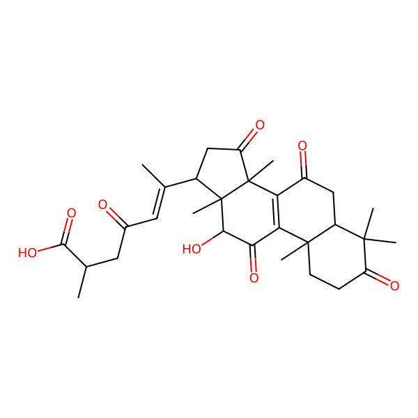 2D Structure of 12beta-hydroxyganoderenic acid F