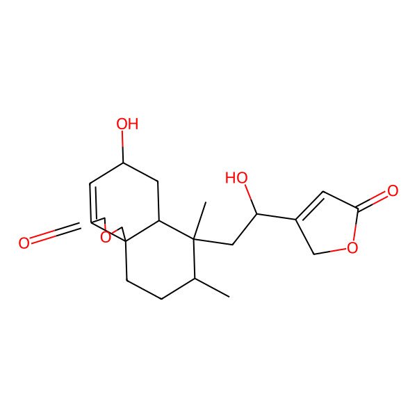 2D Structure of (5S,6aR,7S,8R,10aS)-5-hydroxy-7-[2-hydroxy-2-(5-oxo-2H-furan-3-yl)ethyl]-7,8-dimethyl-5,6,6a,8,9,10-hexahydro-1H-benzo[d][2]benzofuran-3-one