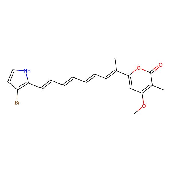 2D Structure of 12E-Bromoisorumbrin