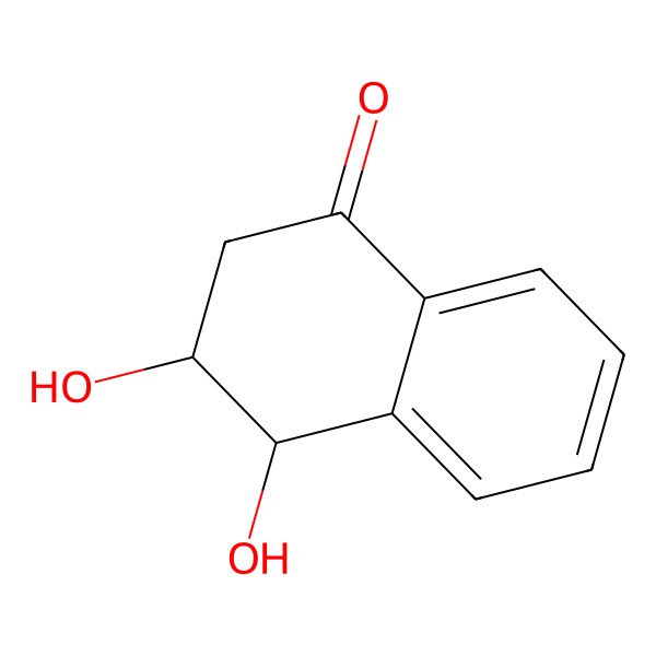 2D Structure of 3,4-Dihydro-3,4-dihydroxynaphthalen-1(2H)-one