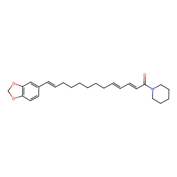2D Structure of 13-(1,3-Benzodioxol-5-yl)-1-piperidin-1-yltrideca-2,4,12-trien-1-one