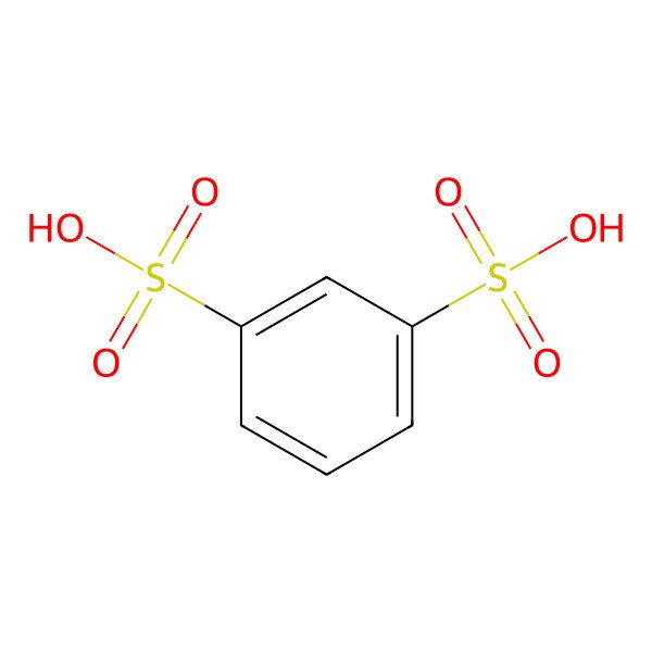 2D Structure of 1,3-Benzenedisulfonic acid