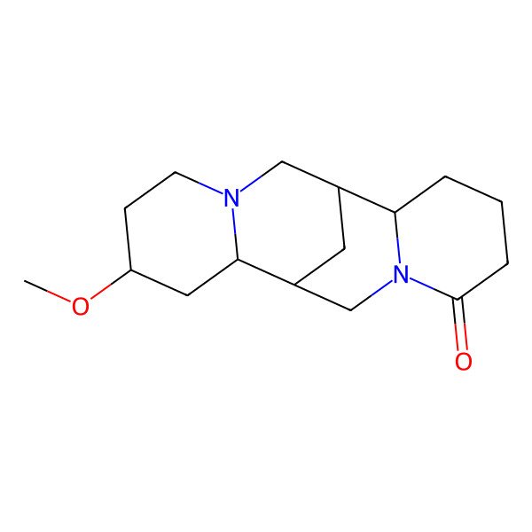 2D Structure of 13-beta-Methoxylupanine