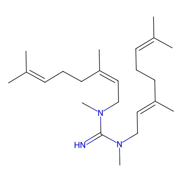 2D Structure of 1,3-Bis(3,7-dimethylocta-2,6-dienyl)-1,3-dimethylguanidine