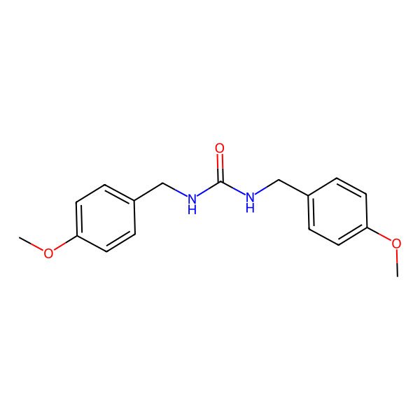 2D Structure of 1,3-Bis(4-methoxybenzyl)urea