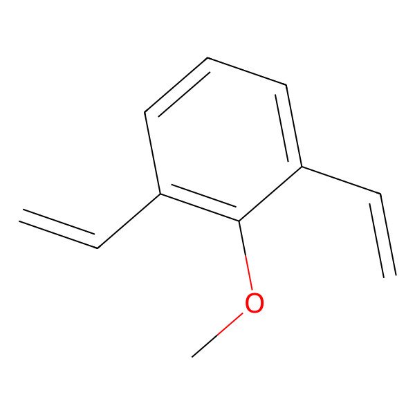 2D Structure of 1,3-Bis(ethenyl)-2-methoxybenzene