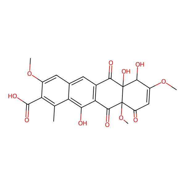 2D Structure of 13-de-O-methyltetracenomycin X