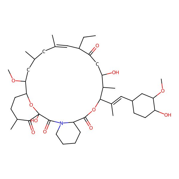 2D Structure of 13-Demethoxy-ascomycin 9,14-hemiacetal isomer