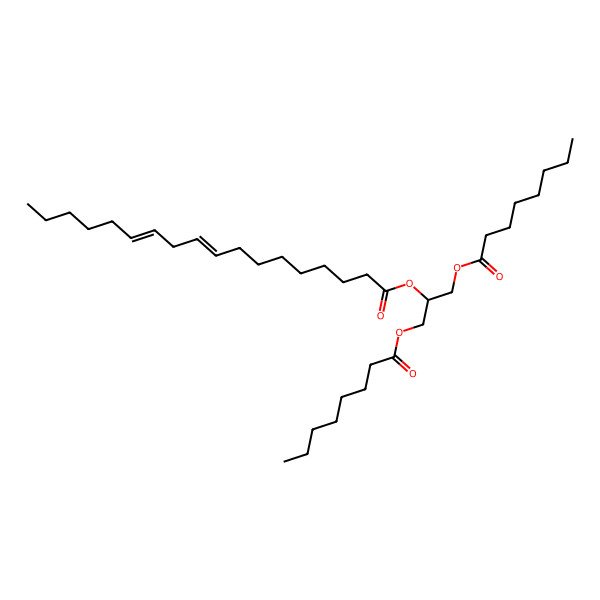 2D Structure of 1,3-Dicapryloyl-2-linoleoyl glycerol