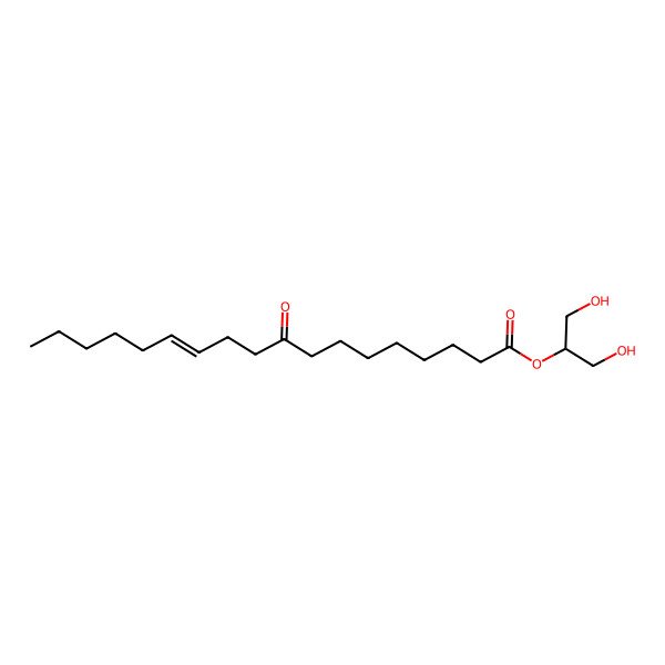 2D Structure of 1,3-Dihydroxypropan-2-yl 9-oxooctadec-12-enoate