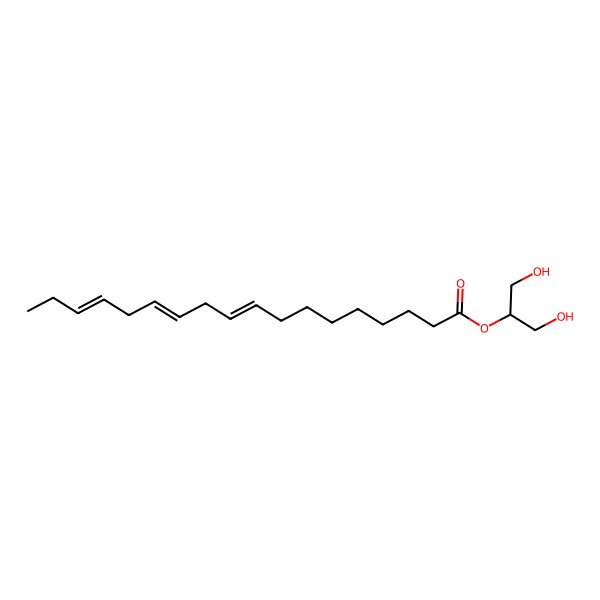 2D Structure of 1,3-Dihydroxypropan-2-yl octadeca-9,12,15-trienoate