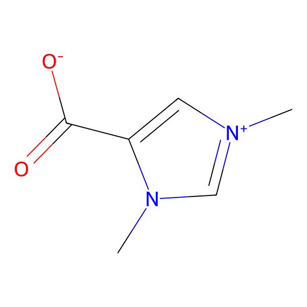 2D Structure of 1,3-Dimethylimidazolium-4-carboxylate