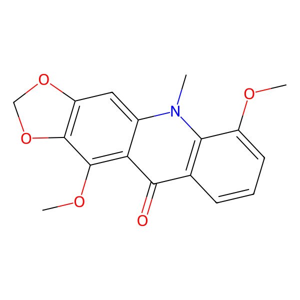 2D Structure of Tecleanthine