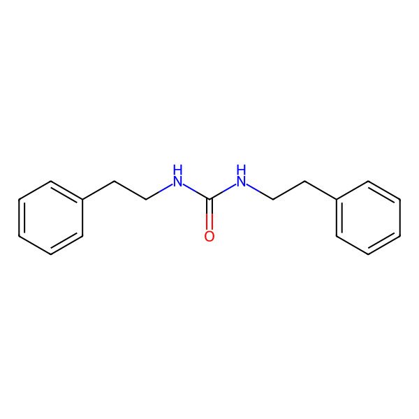 2D Structure of N,N'-Bis(2-phenylethyl)urea
