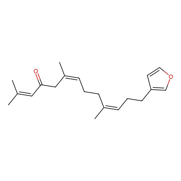2D Structure of 13-(Furan-3-yl)-2,6,10-trimethyltrideca-2,6,10-trien-4-one