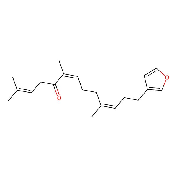2D Structure of 13-(Furan-3-yl)-2,6,10-trimethyltrideca-2,6,10-trien-5-one
