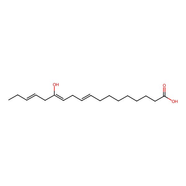 2D Structure of 13-Hydroxylinolenic acid