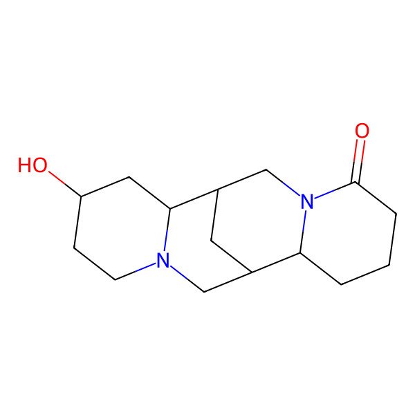 2D Structure of 13-Hydroxylupanine