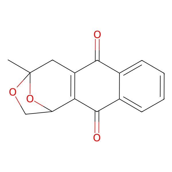 2D Structure of 13-Methyl-14,16-dioxatetracyclo[11.2.1.02,11.04,9]hexadeca-2(11),4,6,8-tetraene-3,10-dione