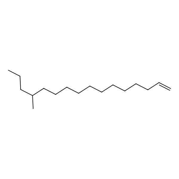 2D Structure of 13-Methylhexadec-1-ene 2D Structure of 13-Methylhexadec-1-ene