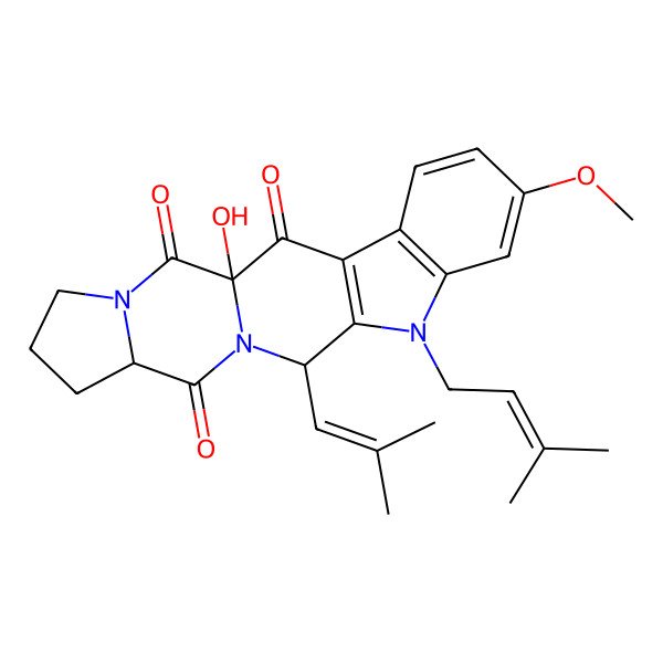 2D Structure of 13-Oxofumitremorgin B