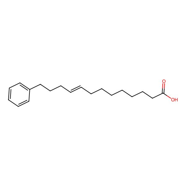 2D Structure of 13-Phenyltridec-9-enoic acid 2D Structure of 13-Phenyltridec-9-enoic acid