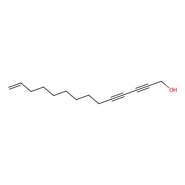 2D Structure of 13-Tetradecen-2,4-diyn-1-ol