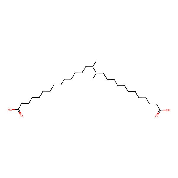 2D Structure of 13,14-Dimethyloctacosanedioic acid