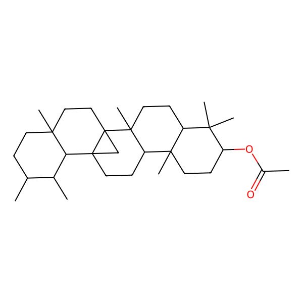 2D Structure of 13,27-Cycloursan-3-ol, acetate, (3beta,13beta,14beta)-