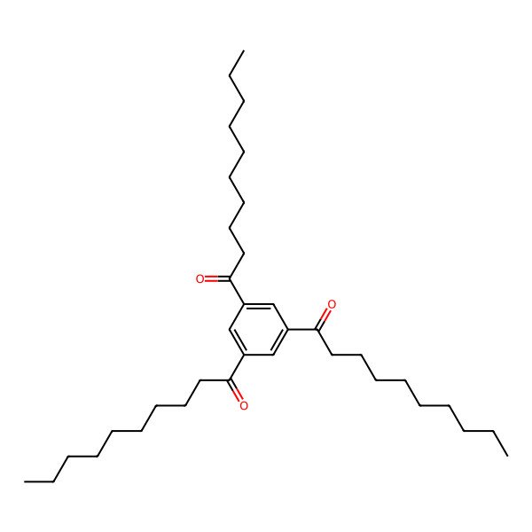 2D Structure of 1,3,5-Tridecanoylbenzene