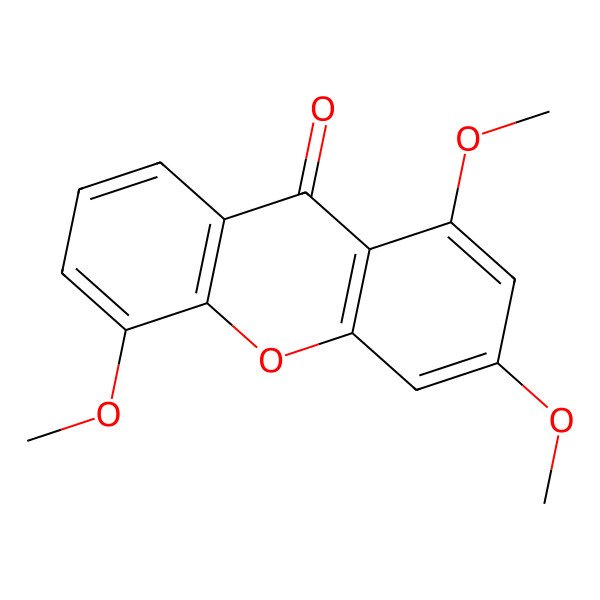 2D Structure of 1,3,5-Trimethoxyxanthone 2D Structure of 1,3,5-Trimethoxyxanthone