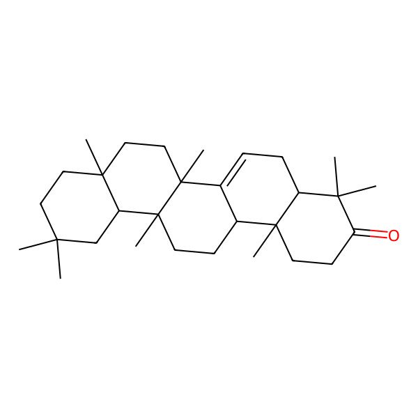 2D Structure of (13I+/-,14I(2))-13-Methyl-26-norolean-7-en-3-one