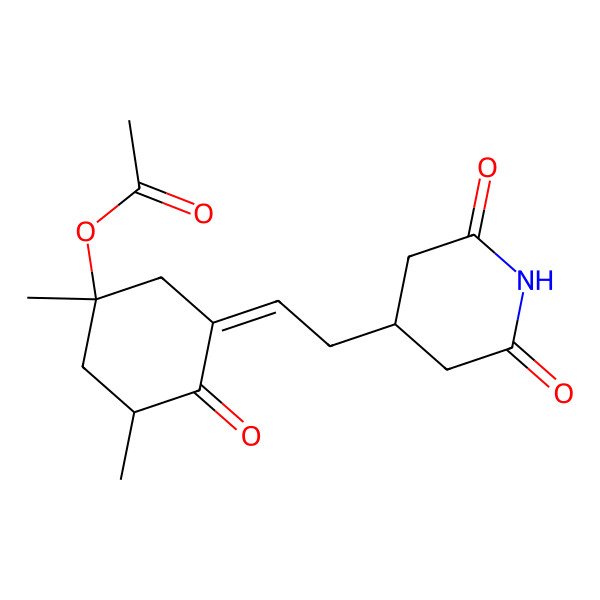 2D Structure of 13(b)-Acetoxy-anhydroisoheximide