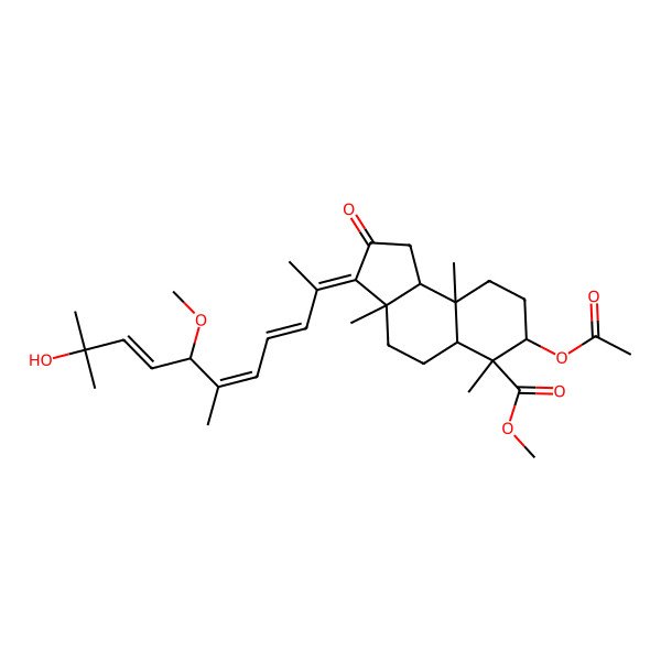 2D Structure of 13E-globostellatic acid B methyl ester