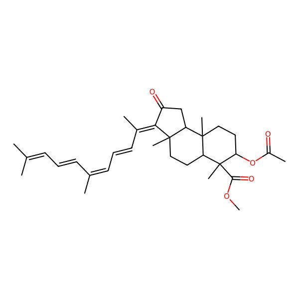 2D Structure of 13E,17Z-globostellatic acid X methyl ester