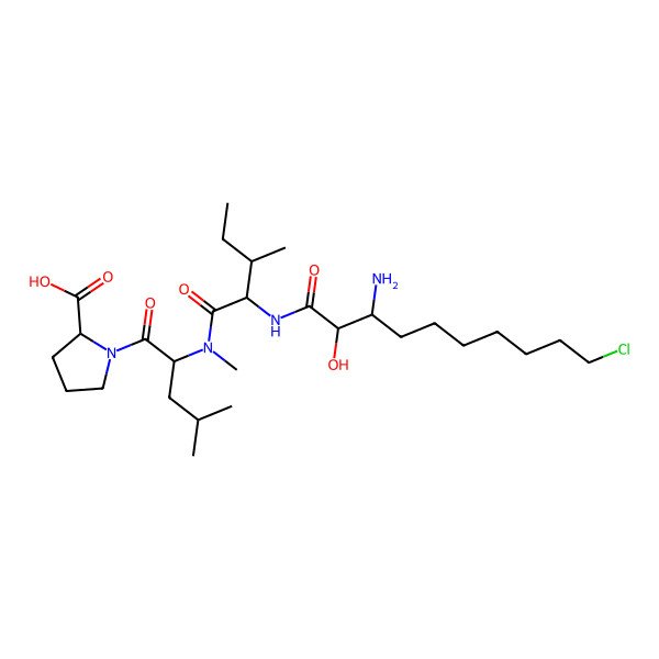 2D Structure of Microginin 91-A