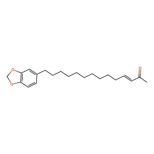 2D Structure of 14-(2H-1,3-Benzodioxol-5-yl)tetradec-3-en-2-one