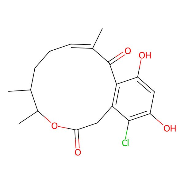2D Structure of 14-Deoxy-oxacylododecindione