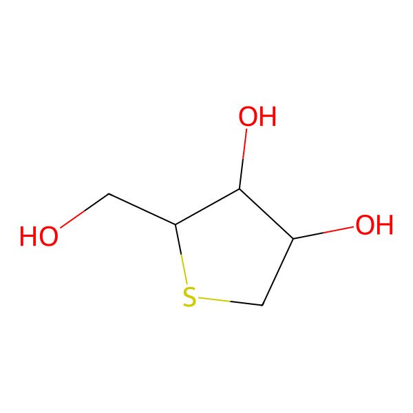2D Structure of 1,4-Dideoxy-1,4-epithio-D-ribitol