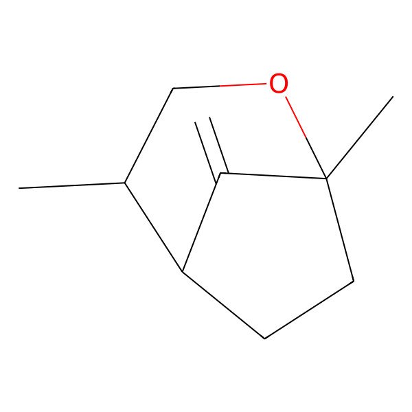 2D Structure of 1,4-Dimethyl-8-methylidene-2-oxabicyclo[3.2.1]octane