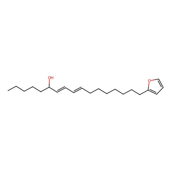 2D Structure of 1,4-Epoxy-16-hydroxyheneicos-1,3,12,14-tetraene 2D Structure of 1,4-Epoxy-16-hydroxyheneicos-1,3,12,14-tetraene