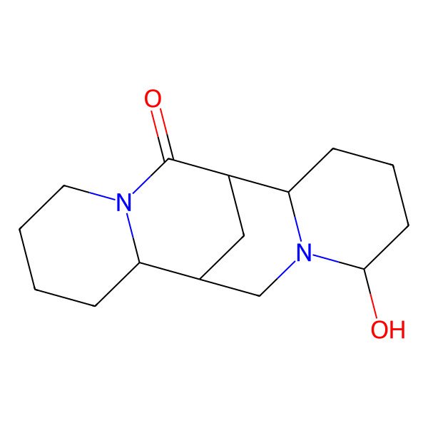 2D Structure of 14-Hydroxy-7,15-diazatetracyclo[7.7.1.02,7.010,15]heptadecan-8-one