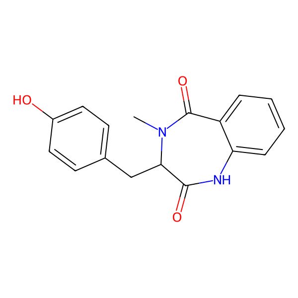 2D Structure of 14-Hydroxy-cyclopeptine