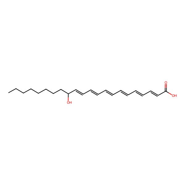 2D Structure of 14-Hydroxydocosahexaenoic acid