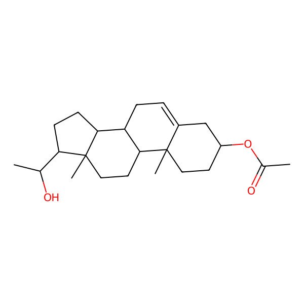 2D Structure of 14-(Hydroxyethyl)-2,15-dimethyltetracyclo[8.7.0.0<2,7>.0<11,15>]heptadec-7-en-5-yl acetate