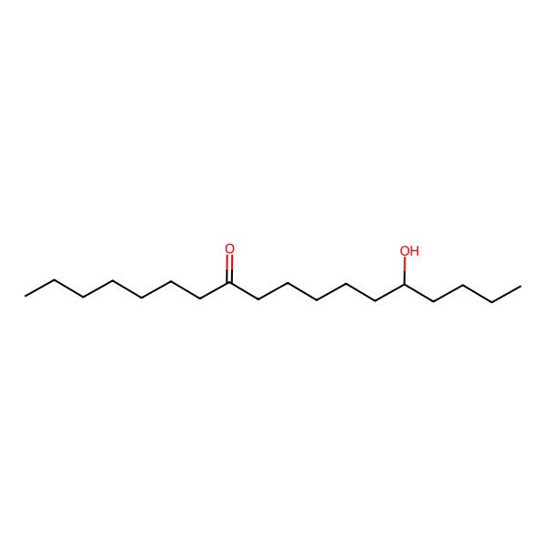2D Structure of 14-Hydroxyoctadecan-8-one
