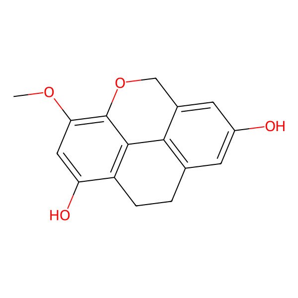 2D Structure of 14-Methoxy-2-oxatetracyclo[6.6.2.04,16.011,15]hexadeca-1(14),4,6,8(16),11(15),12-hexaene-6,12-diol