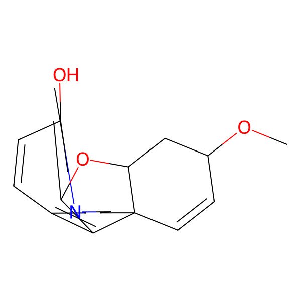 2D Structure of 14-Methoxy-4-methyl-11-oxa-4-azatetracyclo[8.6.1.01,12.06,17]heptadeca-6(17),7,9,15-tetraen-9-ol